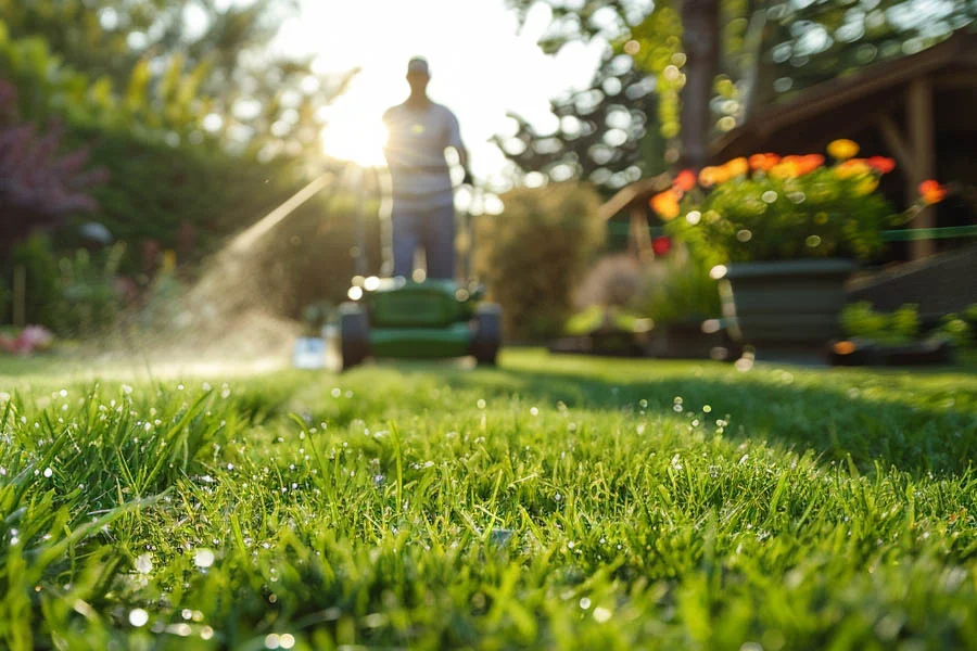 walk behind electric mower